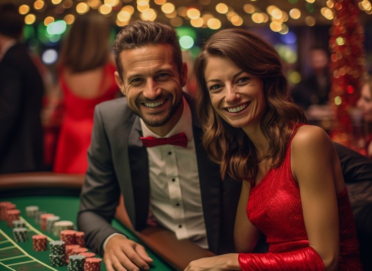 Meja blackjack langsung dengan dealer profesional